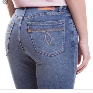 721 Levi’s orange tab high waisted skinny jeans